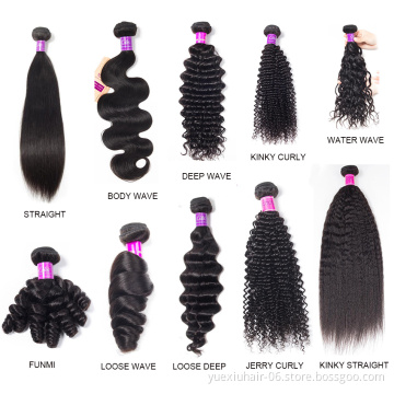 Virgin Hair Extensions 100% raw virgin Remy cheap brazilian indian Human Hair  lace closure frontal cuticle aligned hair vendor